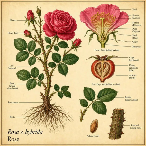 Rosa Damascena Rose Buds: Love, Protection, Dreamwork